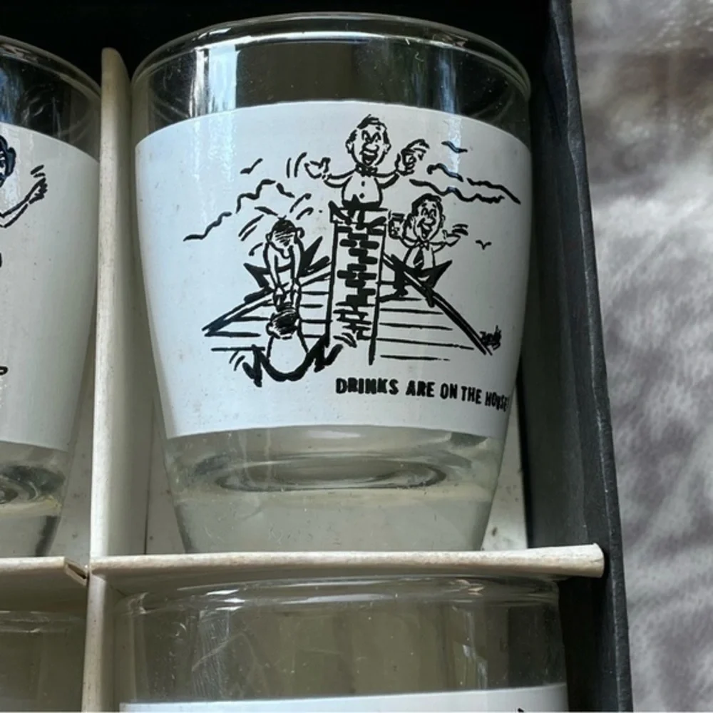 Vintage Anchor Hocking Shot Glasses